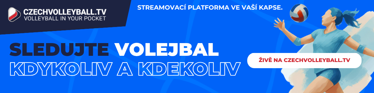 Sledujte volejbal kdykoliv a kdekoliv na CzechVolleyball.tv